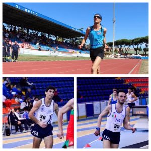 Three distance Italian distance runners< Alex Holtz, Fabrizio Vallone and Alessandro Tomaiuolo