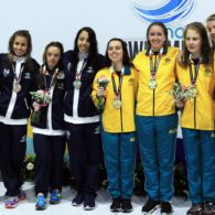 Australia and Brazil women's relay team