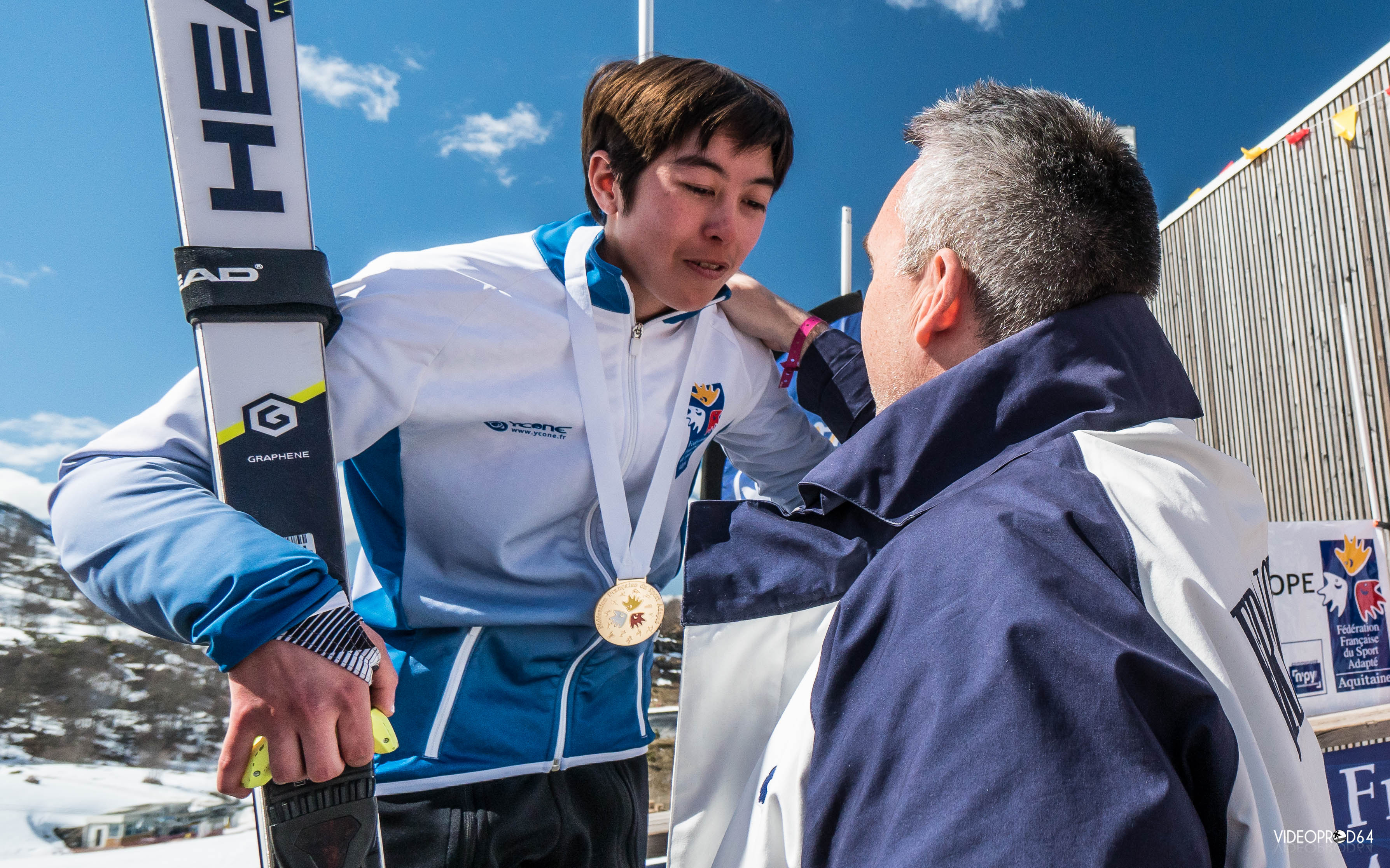 Melanie De Bonna is an alpine skier with an intellectual impairment