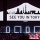 See you in Tokyo sign at the closing ceremony of Rio 2016