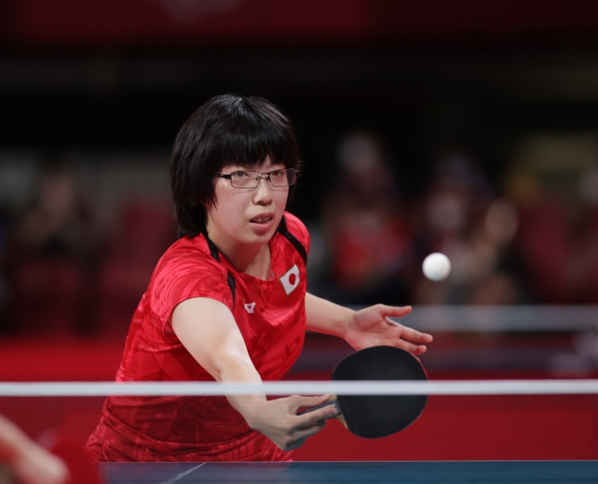 Maki ITO (JPN) in action.